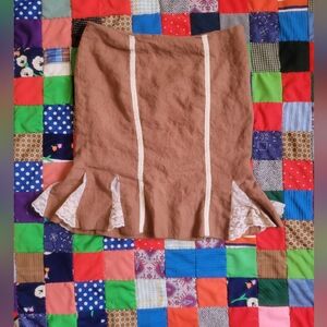 Y2k Bebe Linen Skirt